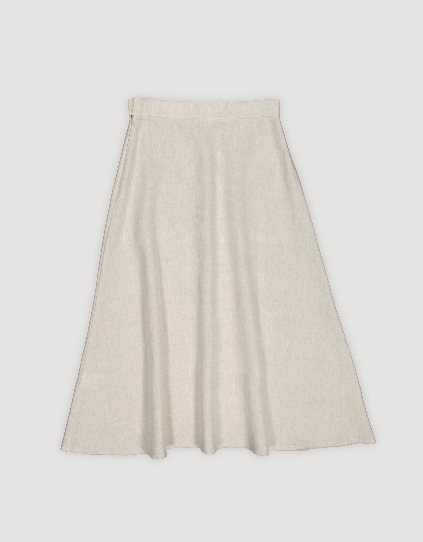 A-LINE LINEN SKIRT