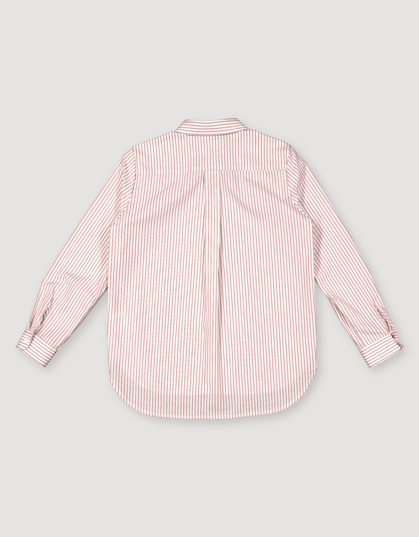 COTTON BASIC SHIRT RED STRIPES
