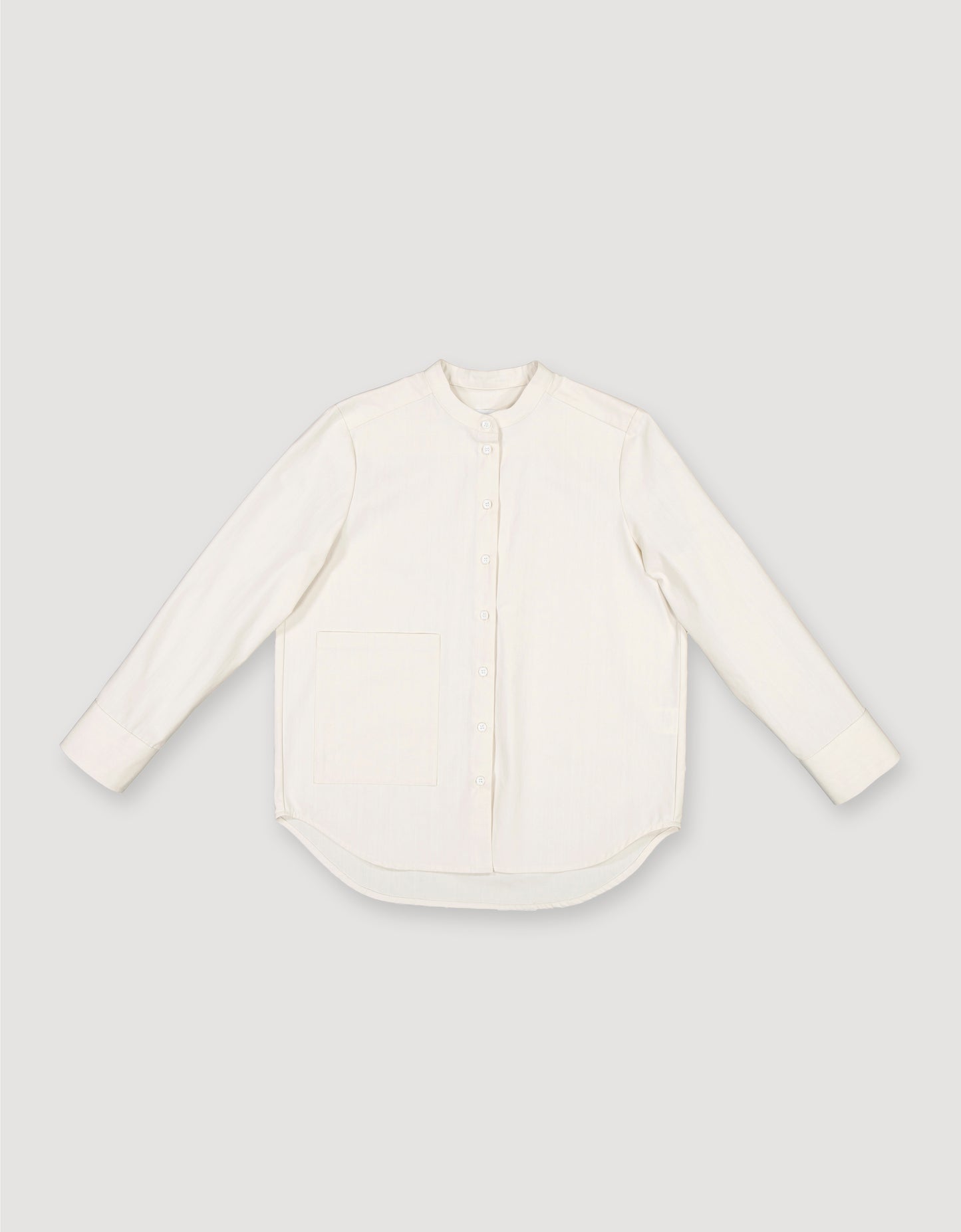 COLLARLESS SHIRT