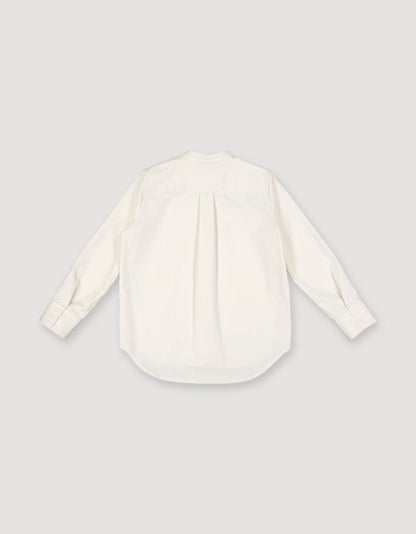 COLLARLESS SHIRT