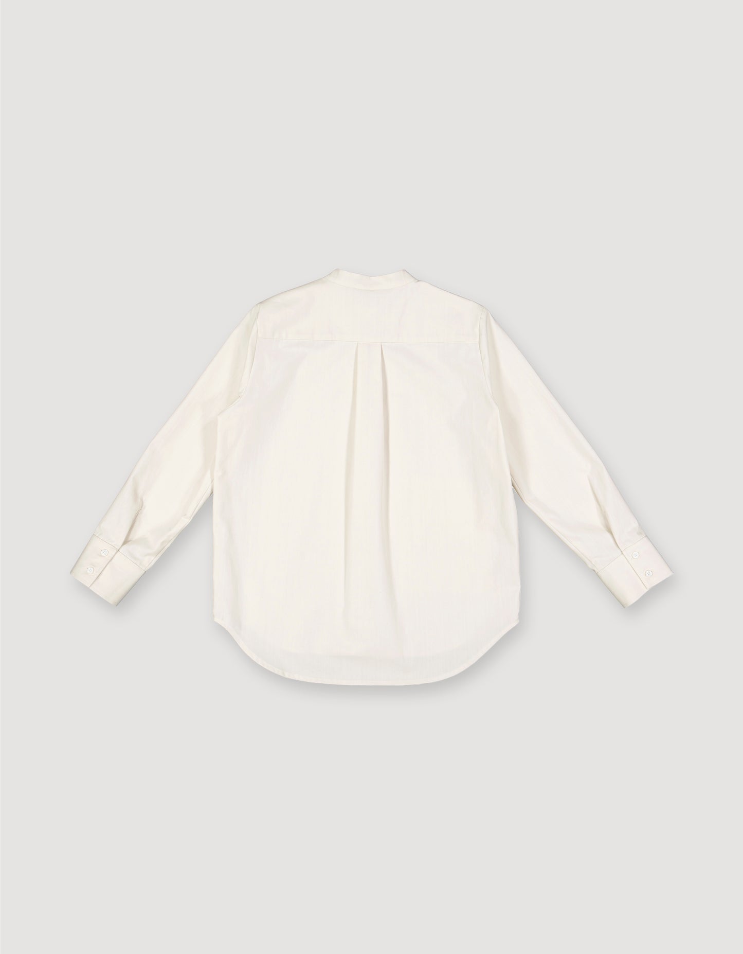 COLLARLESS SHIRT