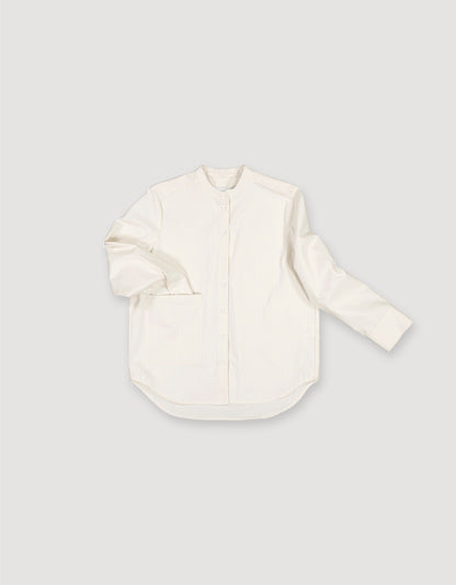 COLLARLESS SHIRT