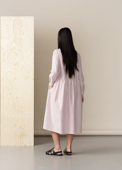 Cotton Stripe shirt dress