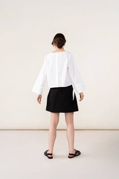 SILK BLEND MINI SKIRT