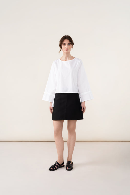 SILK BLEND MINI SKIRT