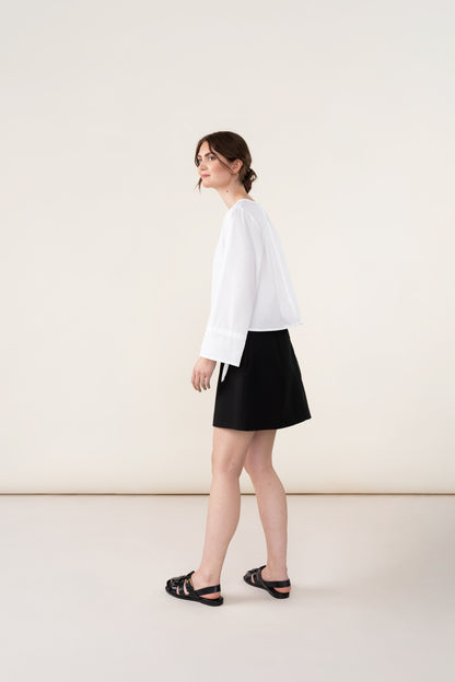 SILK BLEND MINI SKIRT