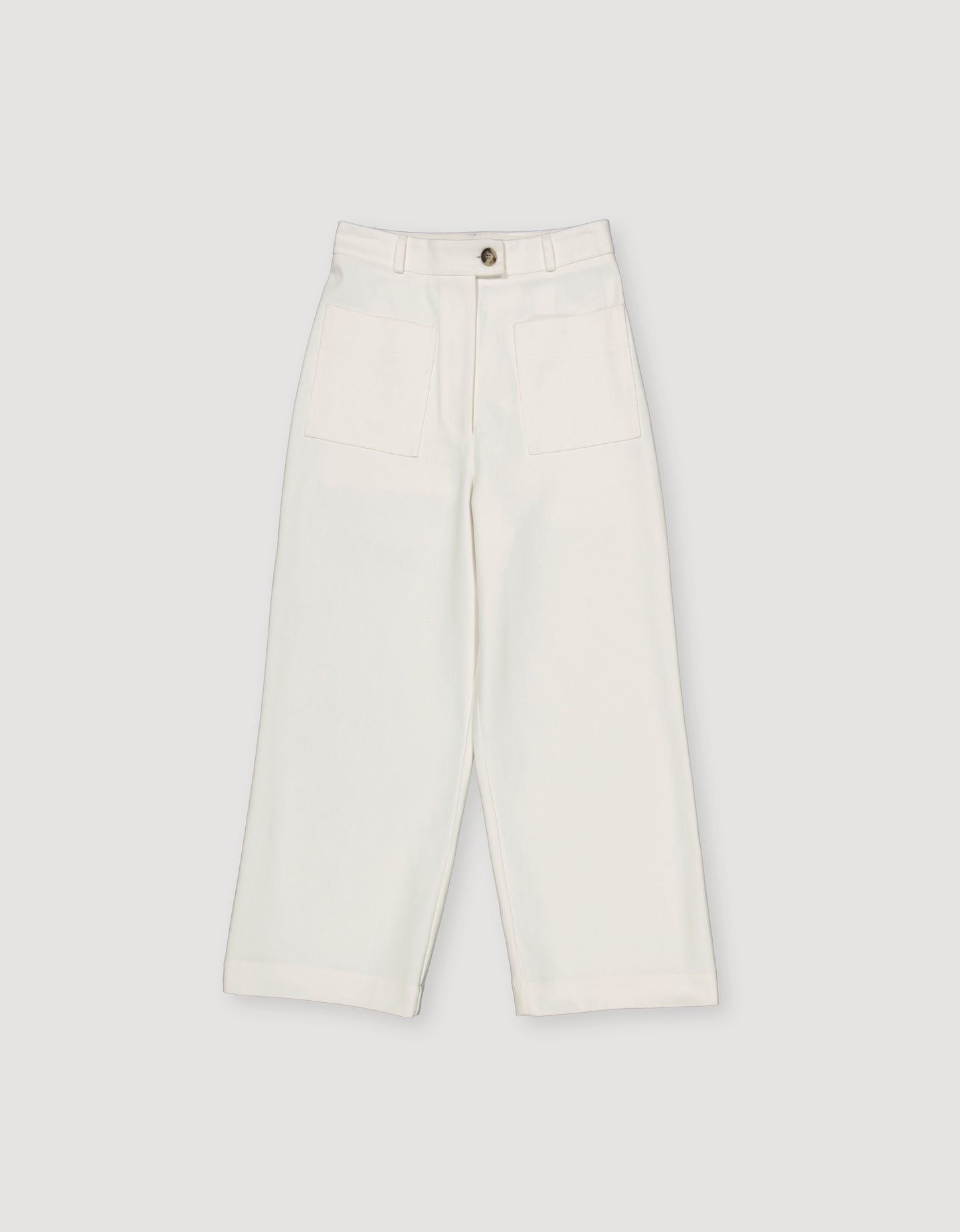 LOOSE TWILL TROUSERS