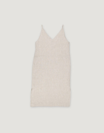 LINEN SLIP DRESS